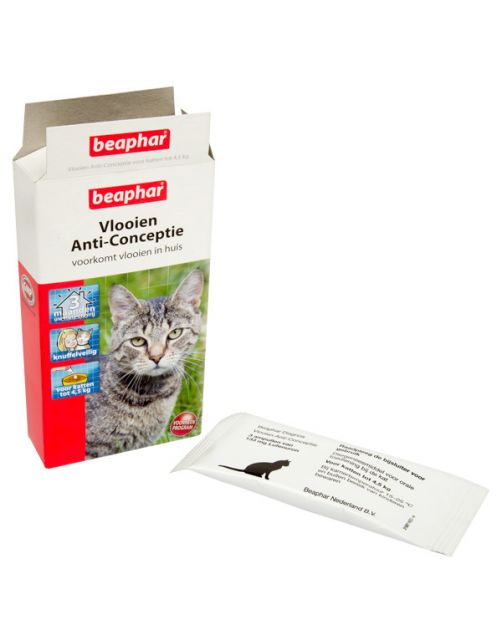 Beaphar Vlooienanticonceptie Kat 3 stuks - Anti vlooienmiddel