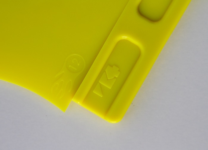 K4 Fins Scorcher - Front - Slot Box - ( paire ) 9 cm