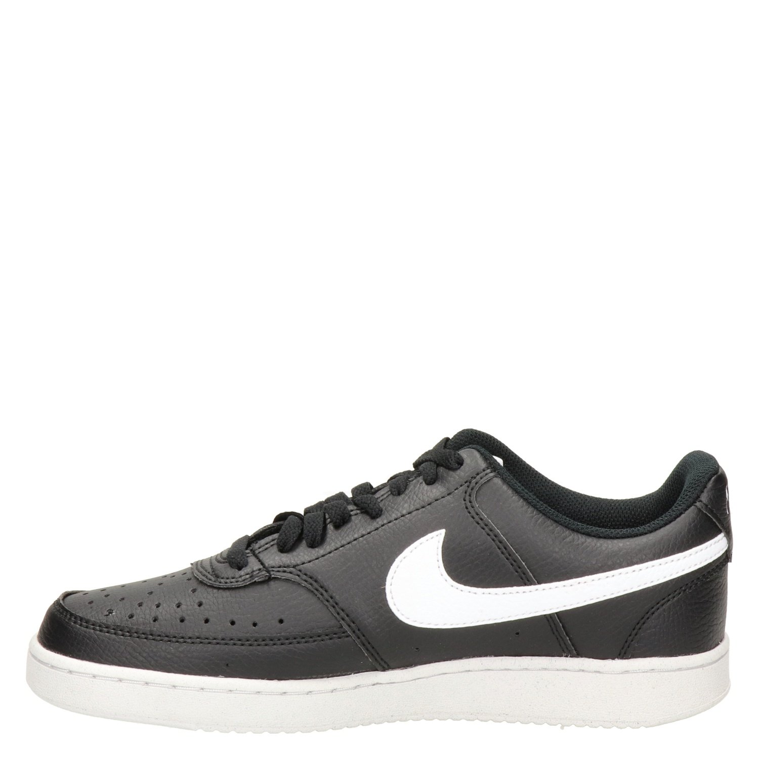 Court Vision Low heren sneaker Nike Zwart