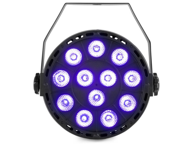 MAX Scheinwerfer PartyPar UV LED-Scheinwerfer 12x 1W UV