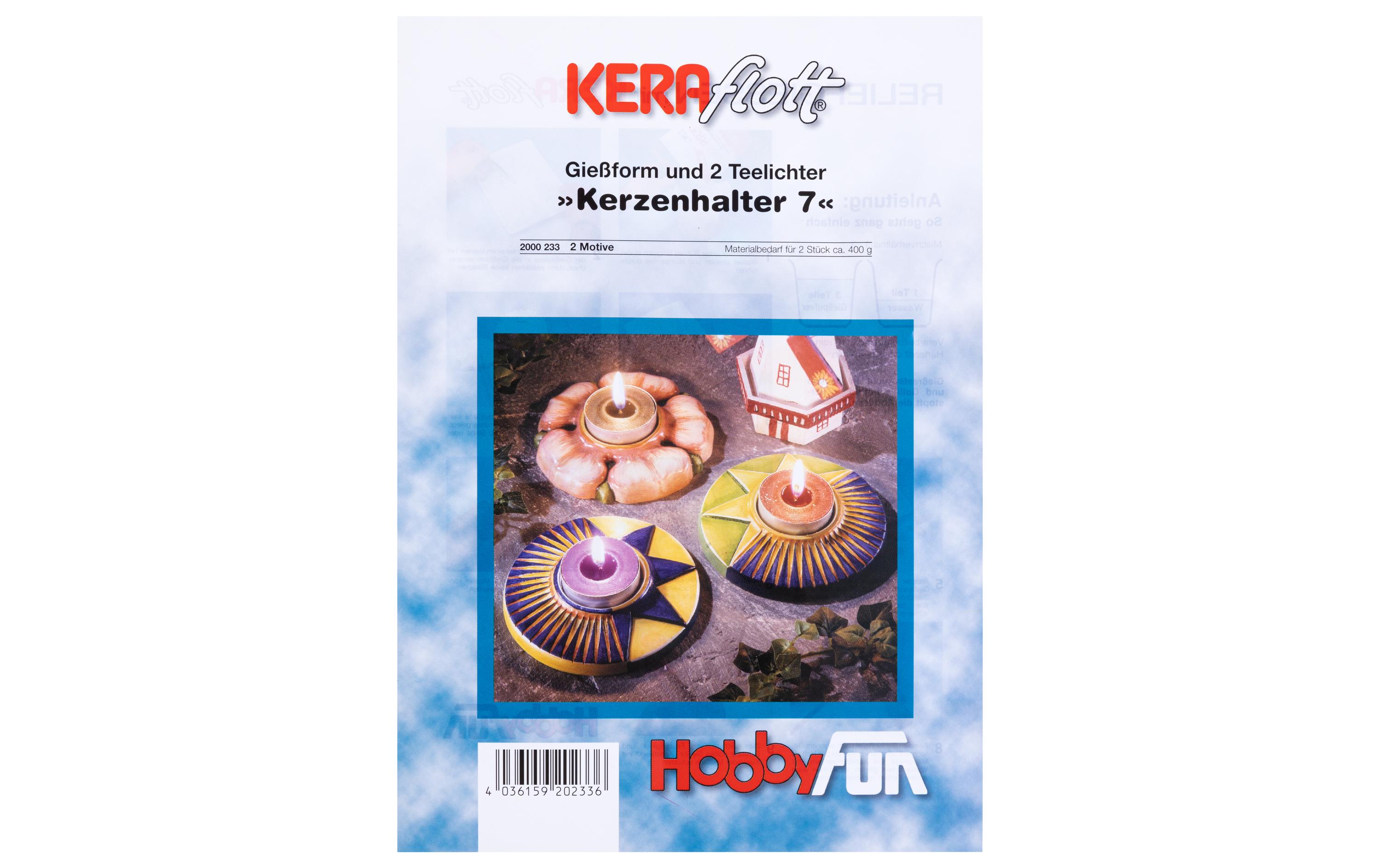 Giessform Kerzenhalter 1 StückGiessformen für Beton, Seife, Wachs, Gips, etc