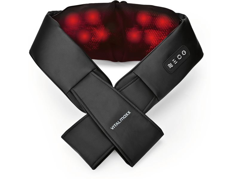 VITALmaxx Nacken-Massagekissen 12 V, Schwarz Shiatsu-Massagegerät