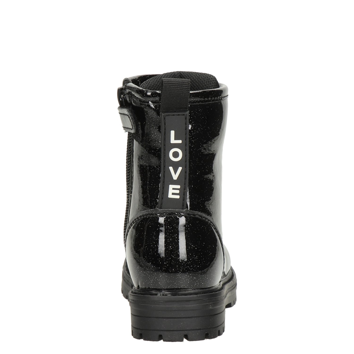 meisjes veterboot Nelson Kids Zwart