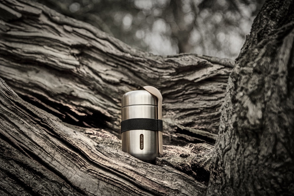 Black+Blum RVS Thermos Voedselcontainer - 400ml - Zwart