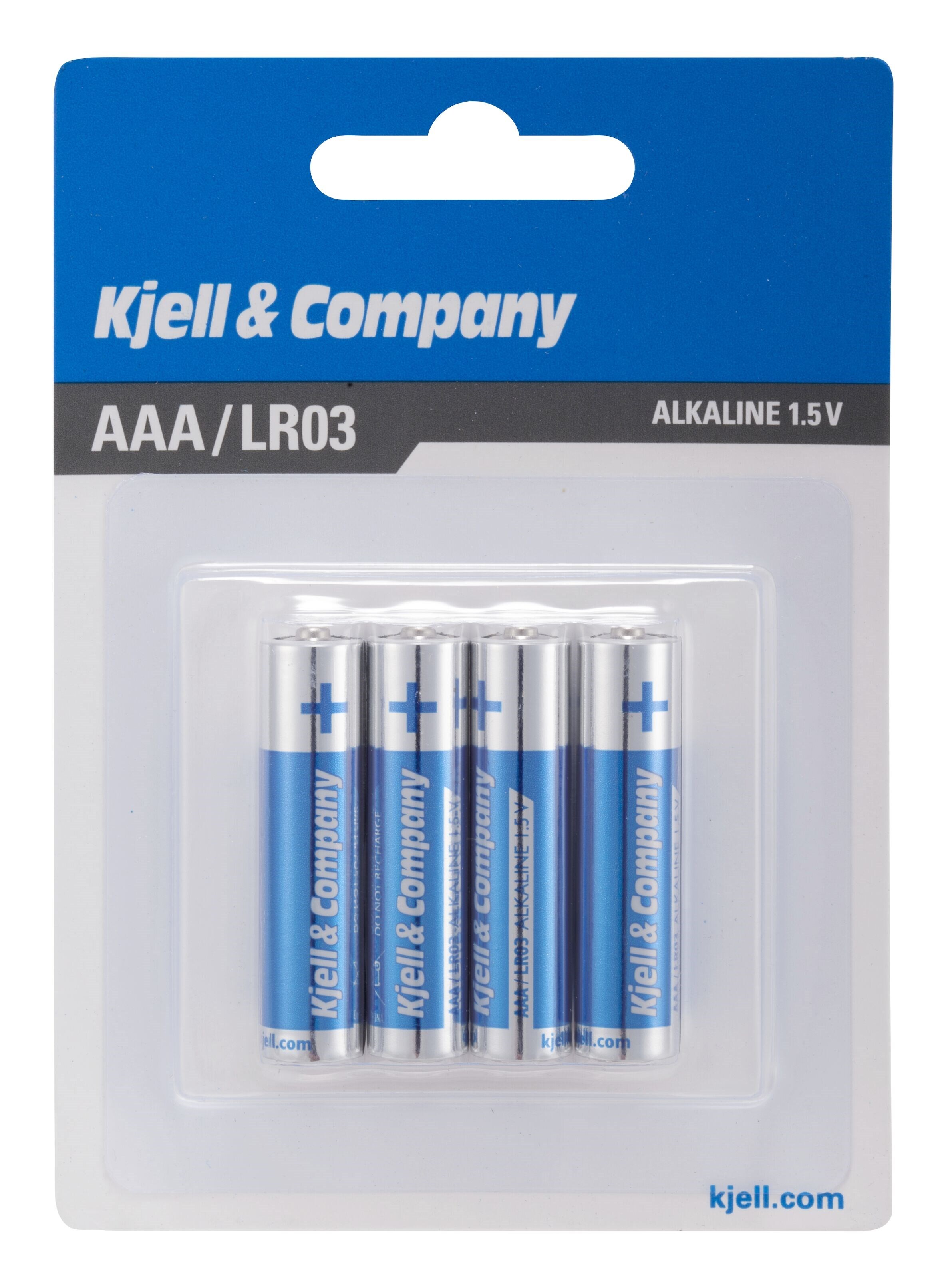 Kjell & Company AAA-batterier (LR03) 4-pakk