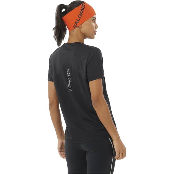 T-shirt trail SALOMON SENSE AERO SS TEE W DEEP BLACK