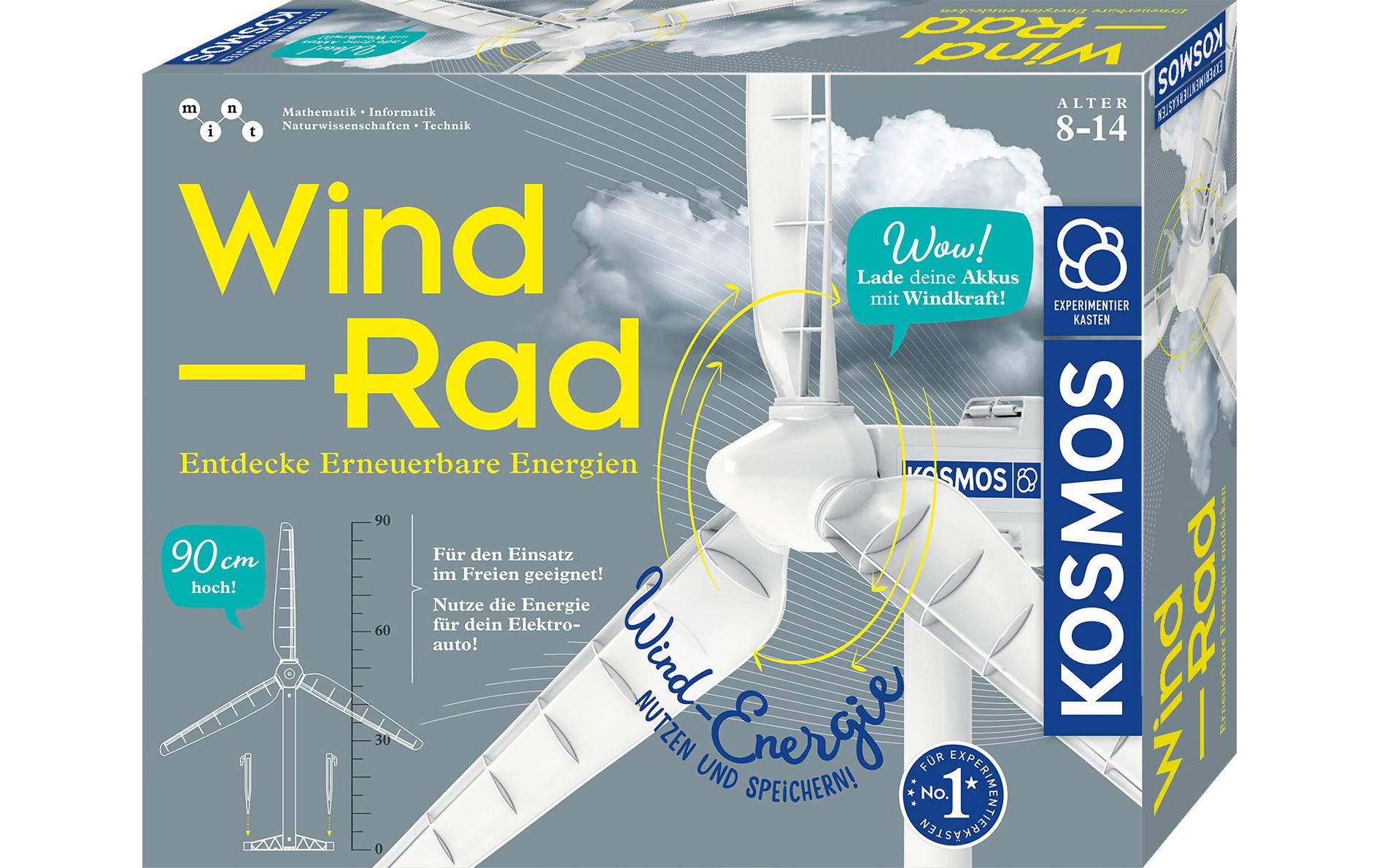 Wind-RadWindrad für Energieumwandlung im Freien