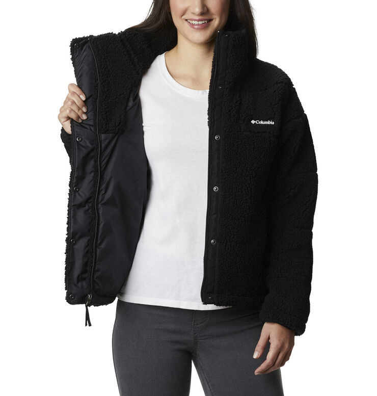 Columbia Lodge Baffled Sherpa fleecejakke Sort