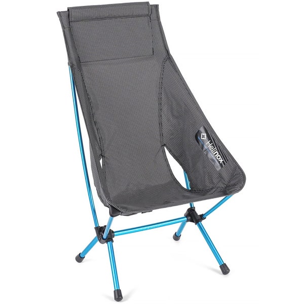 Siège camping HELINOX CHAIR ZERO HIGH BACK BLACK CYAN BLUE