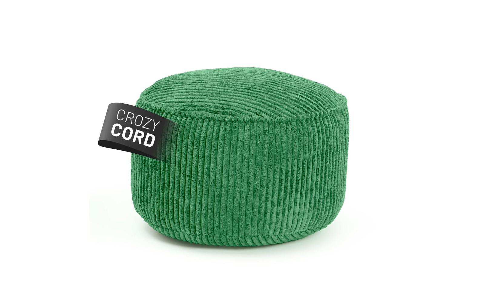 Hocker Pouf Cord 50 l, GrünSitzhocker
