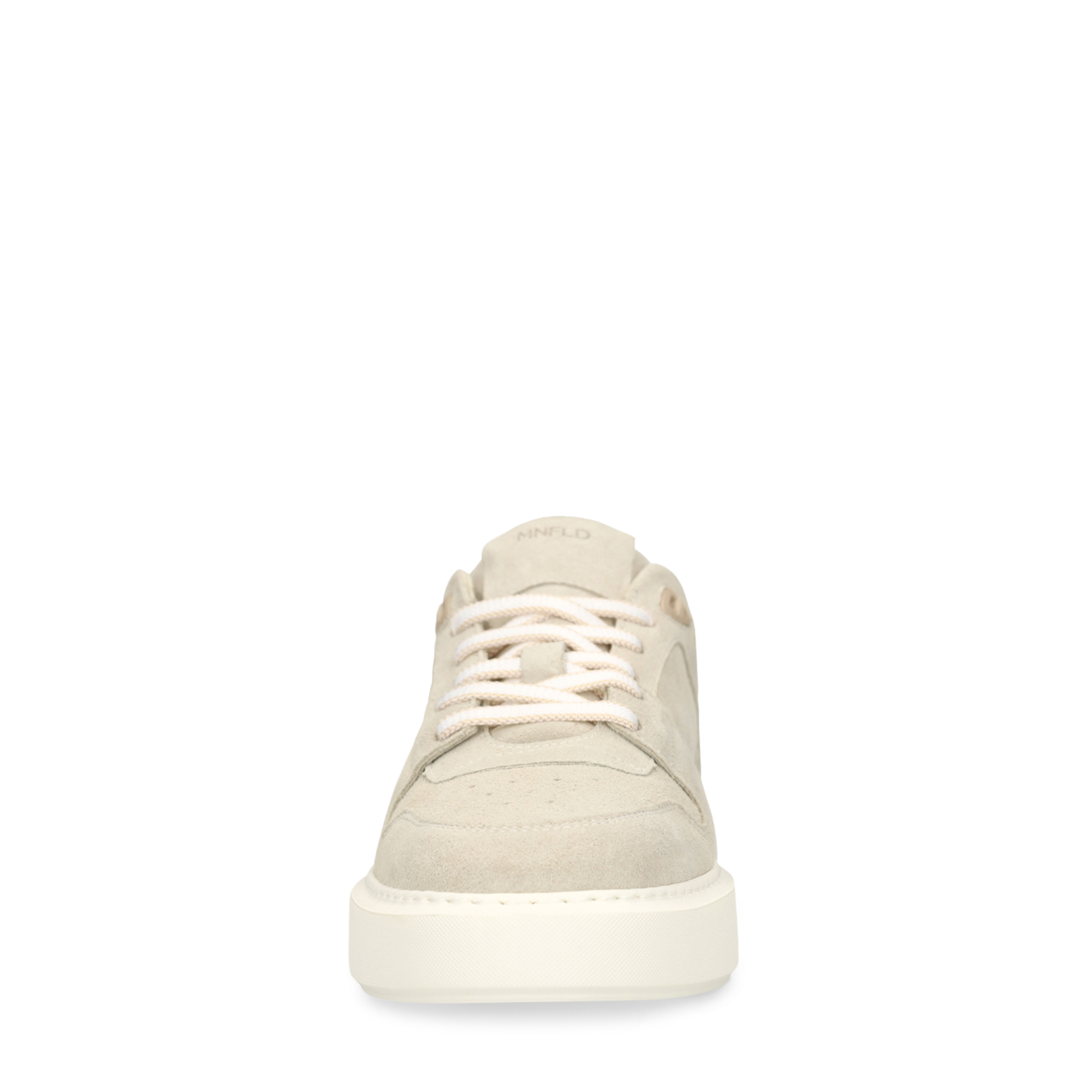 Licht grijze suède sneakers