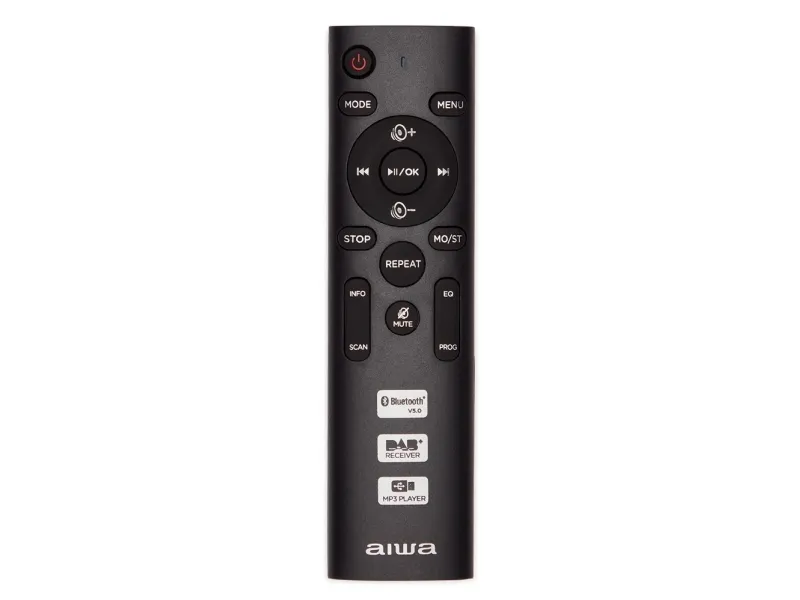 AIWA BBTC-660DAB - Boombox - 4 Watt - sort