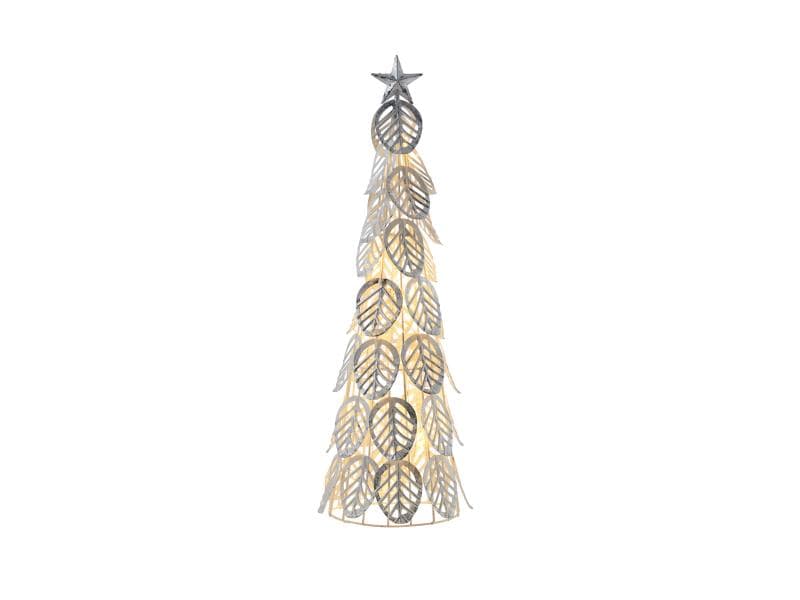 Sirius Tischdeko Kirstine, 43 cm, Silber LED Dekobaum