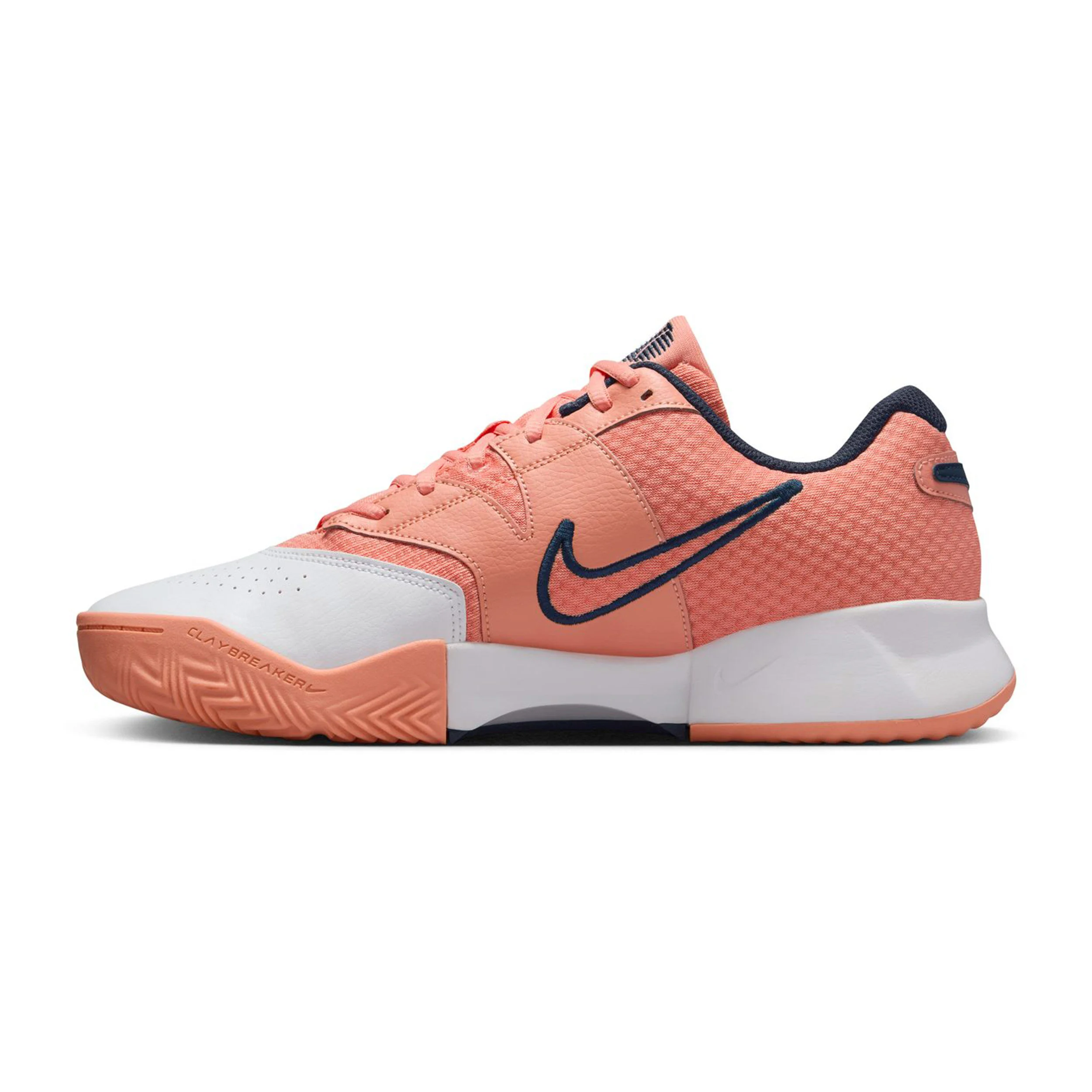 Nike Court Lite 4 Chaussure Terre Battue Hommes - Abricot, Blanc