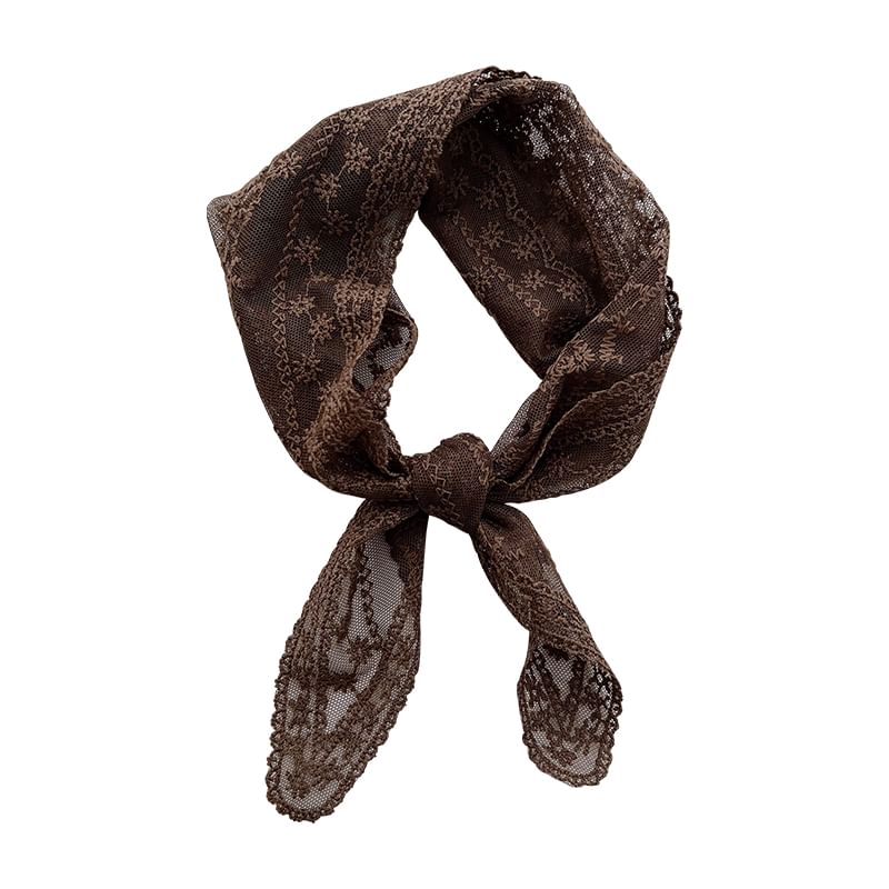 Lexama - Driehoeksbandana met kantversiering