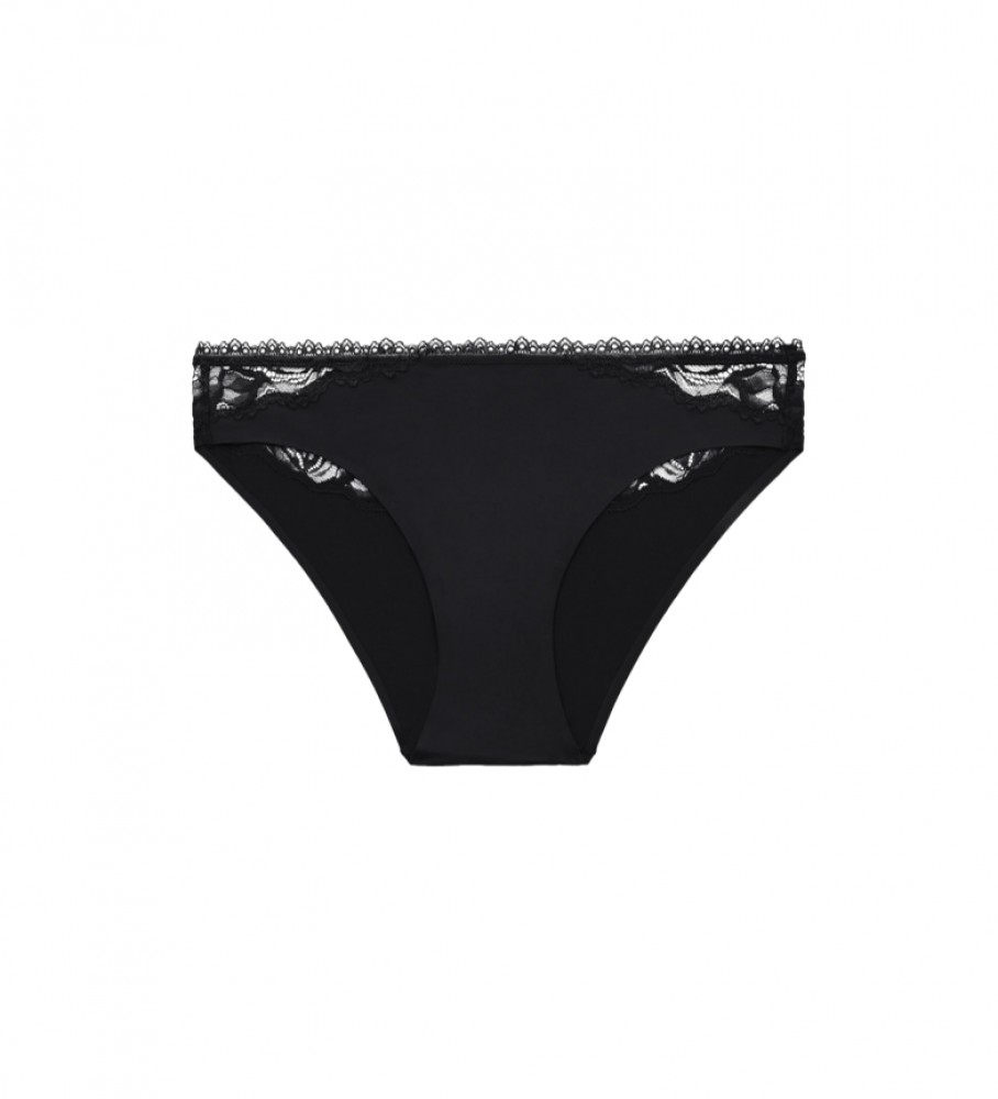 Calcinha Calvin Klein Seductive Comfort Classic preta