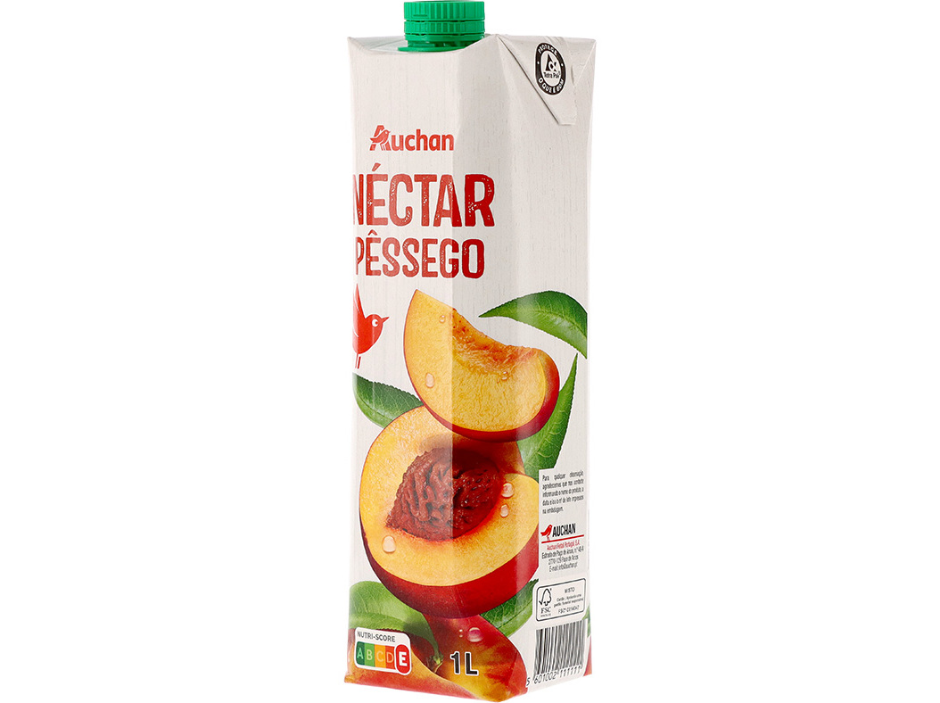 NÉCTAR AUCHAN PÊSSEGO 1L