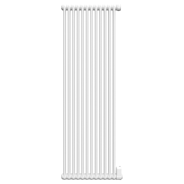Radiateur électrique à inertie fluide GoodHome Mermoz blanc 1500W vertical