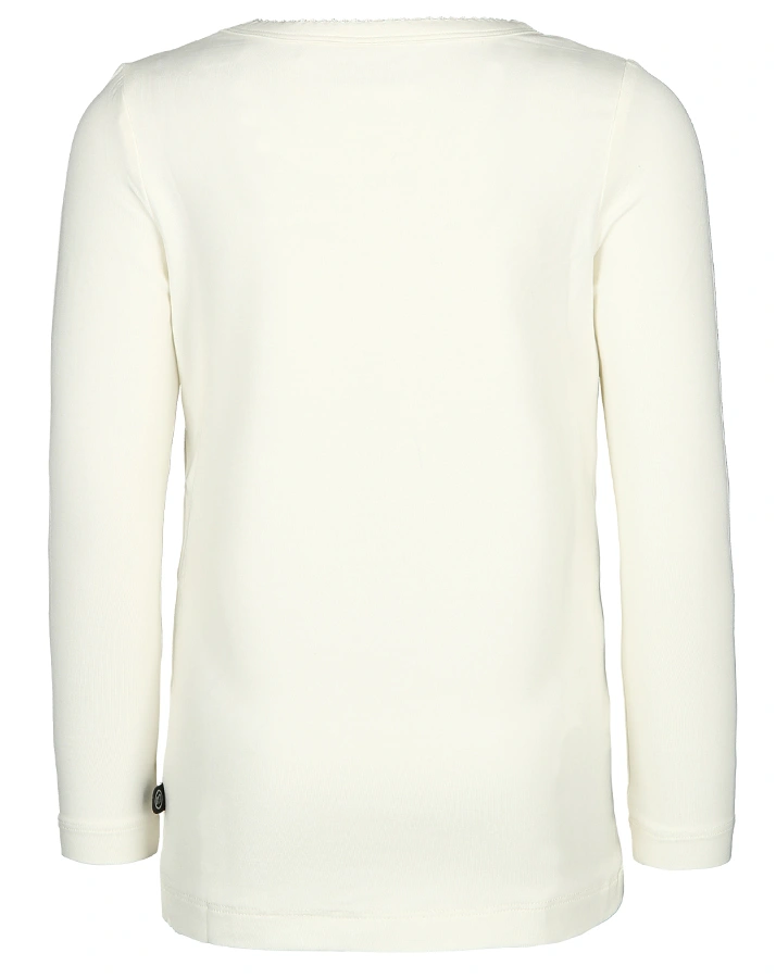Langarm-Shirt BAMBOO – MINY BASIC in weiß