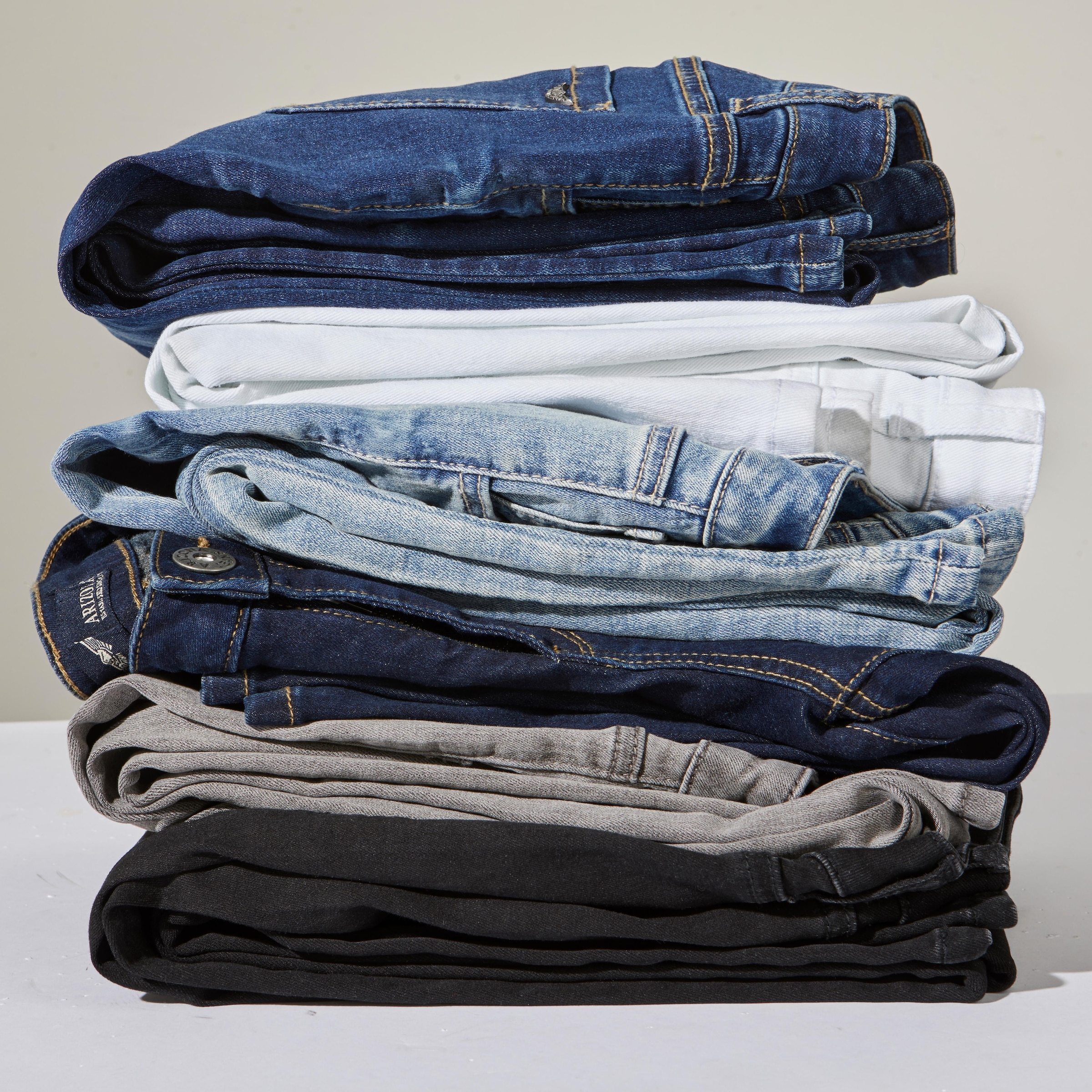 Arizona Bootcut-Jeans »Ultra-Stretch«, normale Passform,  Baby-Bootcut,  Used-Look-Waschung