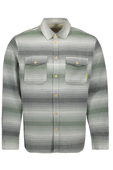 Scotch & Soda groene heren overhemd