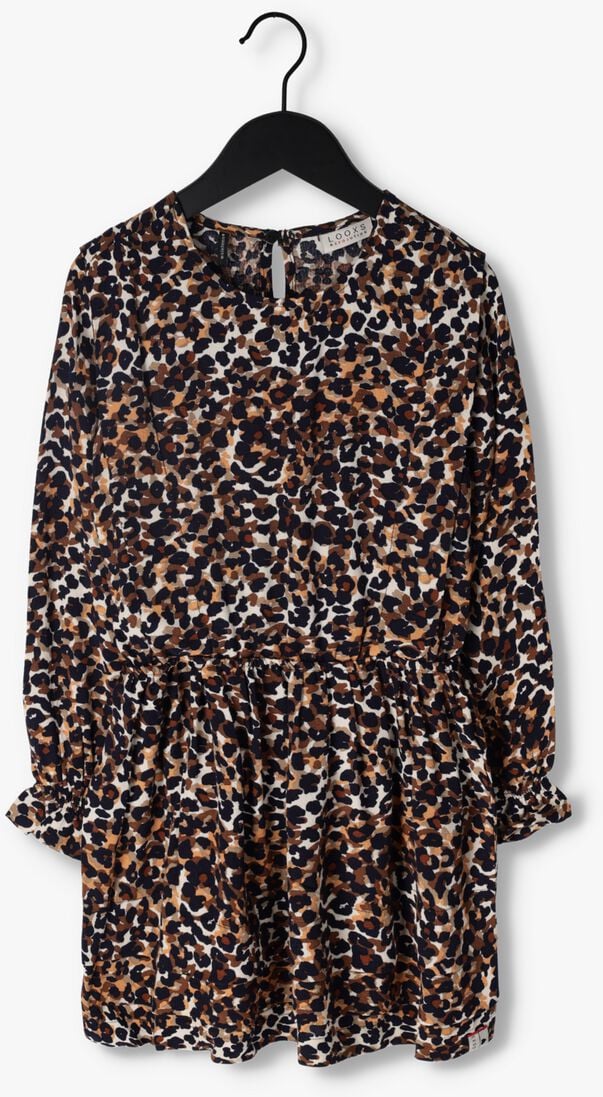 LOOXS beige looxs mini jurk 2233-5877