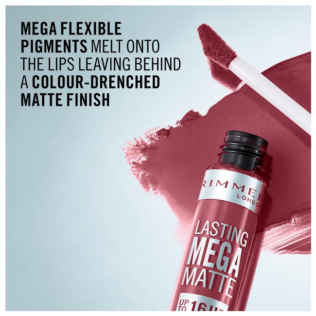 Rimmel London Lasting Mega Matte Liquid Lipstick 600 Coral Sass