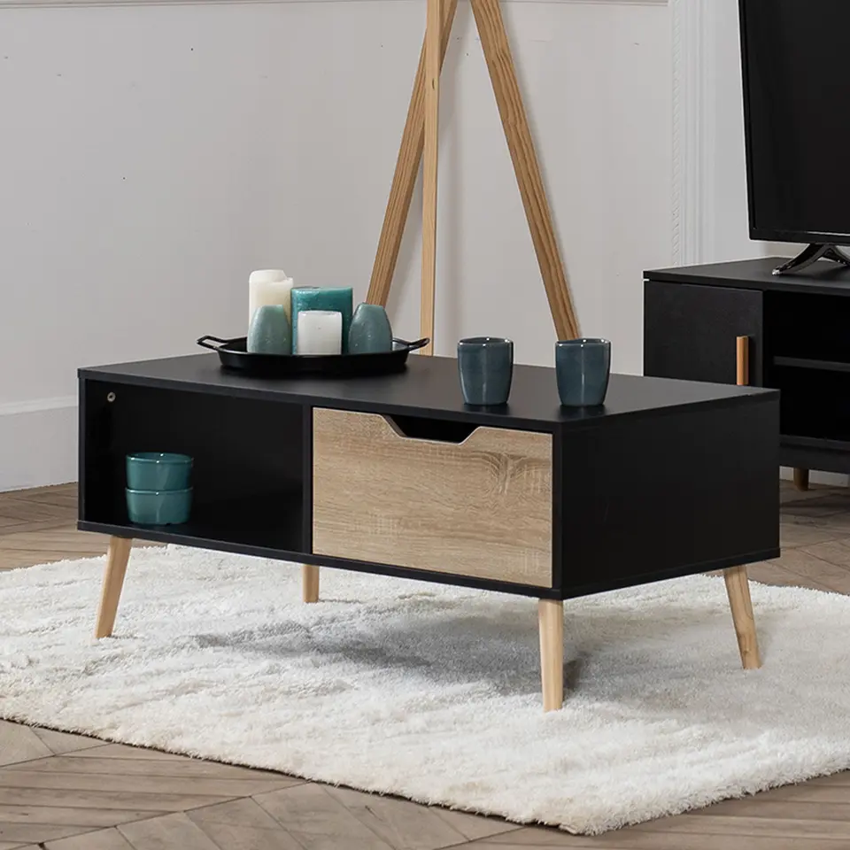 Happy Garden Salontafel FREJA - Zwart - MDF