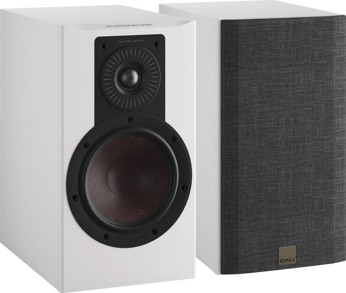 Dali Opticon 2 MKII Blanc satin (la paire) Enceintes bibliothèque