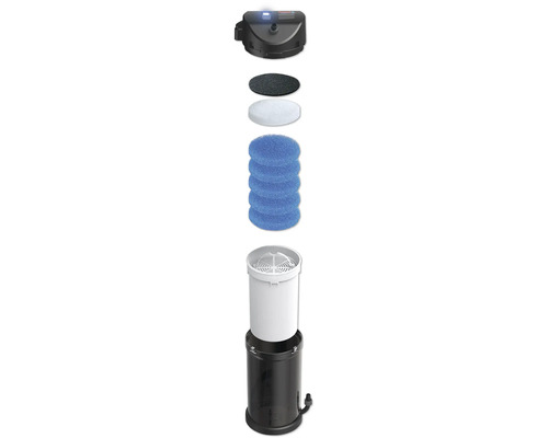 EHEIM classicVARIO+e 250 buitenaquariumfilter voor aquaria van 50 - 250 L, elektronisch regelbaar via app, 1,7 - 9,8 W, 510 l/u, slangdiameter 12/16