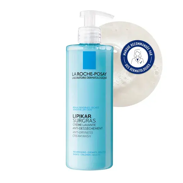 Creme de Limpeza Anti-Ressecamento La Roche-Posay Lipikar Surgras 400ml