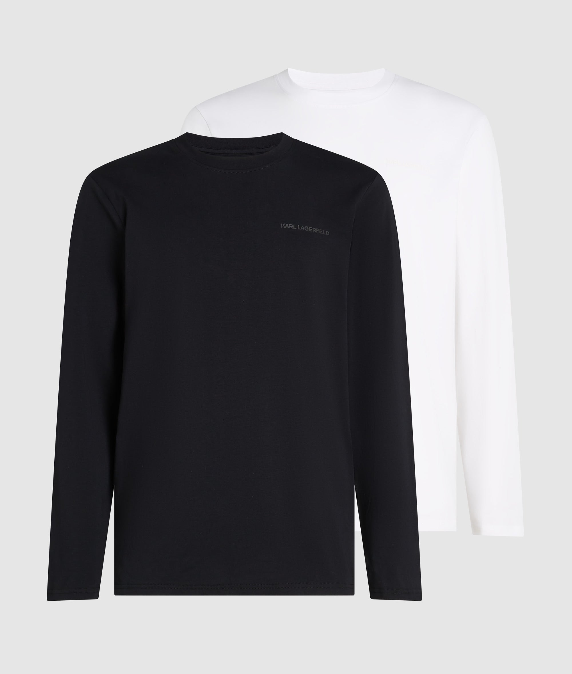Lounge T-shirt met lange mouwen – 2 stuks