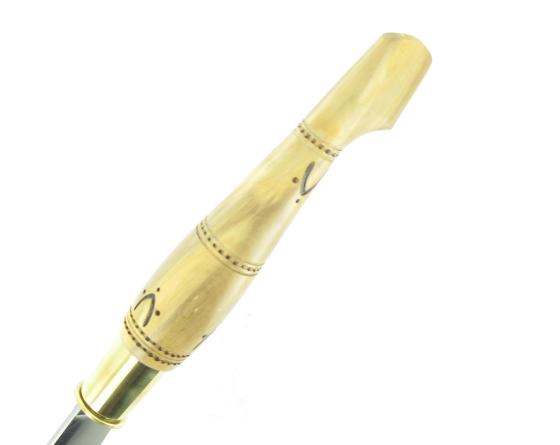 Nontron Virole n° 25 - Sabot - Manche en Buis avec pyrogravure Couteaux de Poche par Nontron