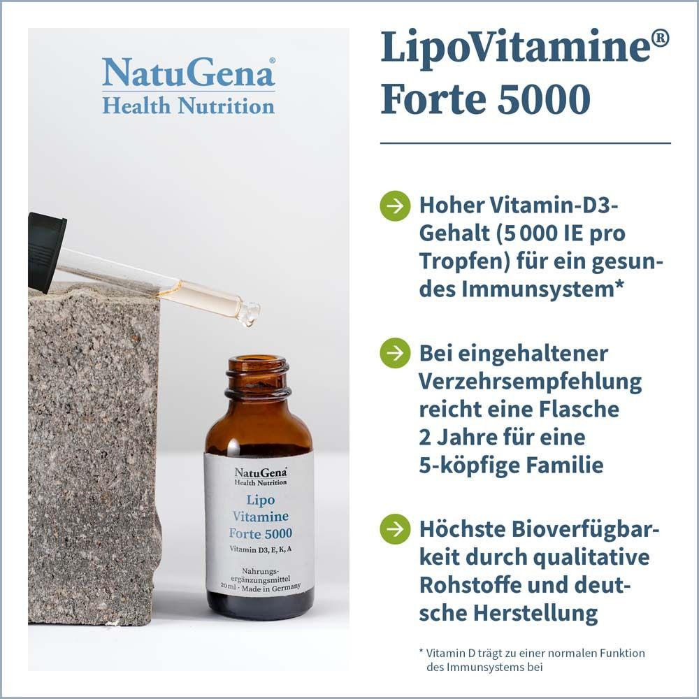 NatuGena® Lipo Vitamine Forte 5000