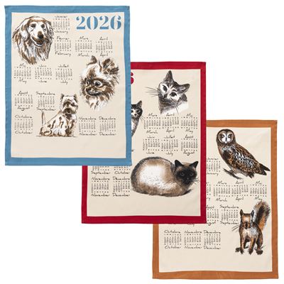 Torchon calendrier 2026