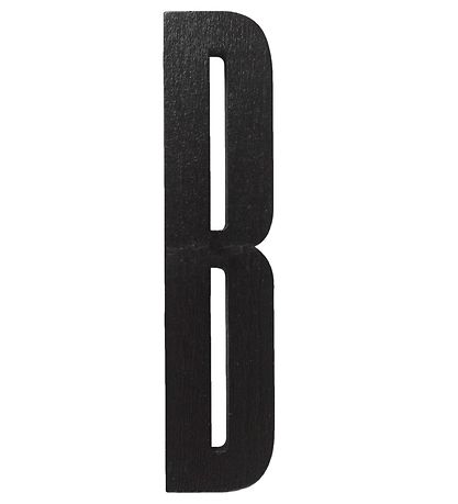 Design Letters Holz Buchstaben - B - Schwarz