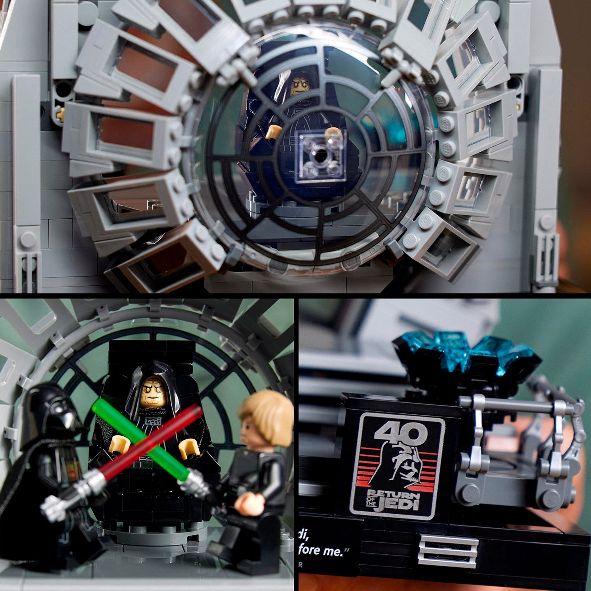 LEGO Konstruktionsspielzeug Star Wars Thronsaal des Imperators - Diorama