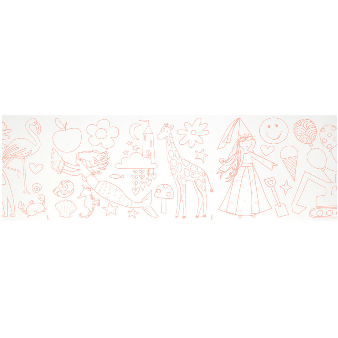 Meri meri kleurplaatrol happy icons