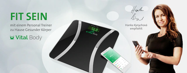 eta Körper-Analyse-Waage »Vital Body« mit VITAL BODY PLUS App nutzbar