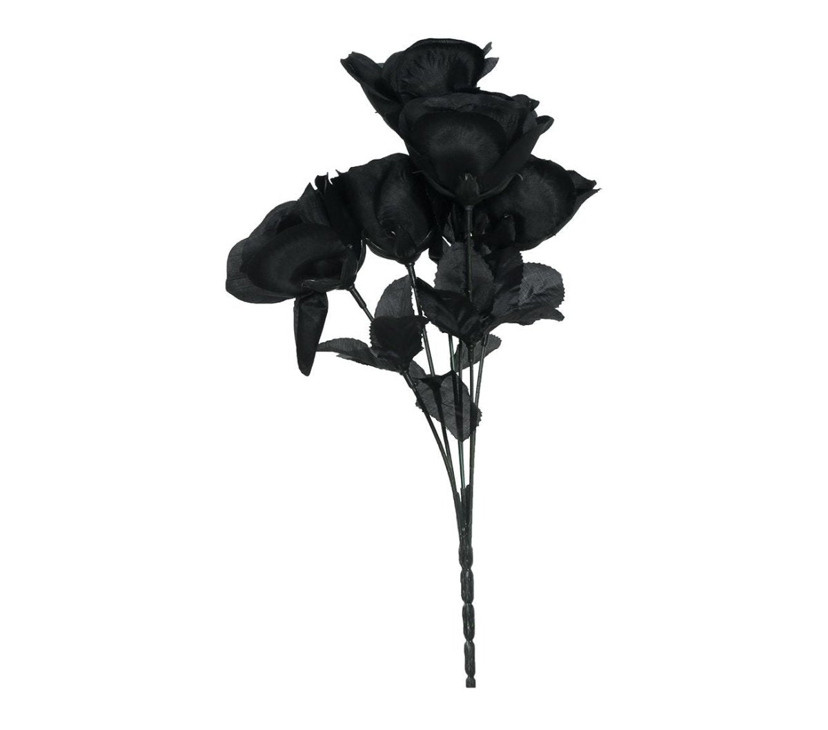 Halloween Zwarte Rozen Tak 35cm
