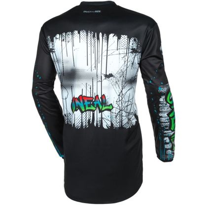 Maillot cross O'Neal ELEMENT - RANCID V24 2023 - Noir / Blanc