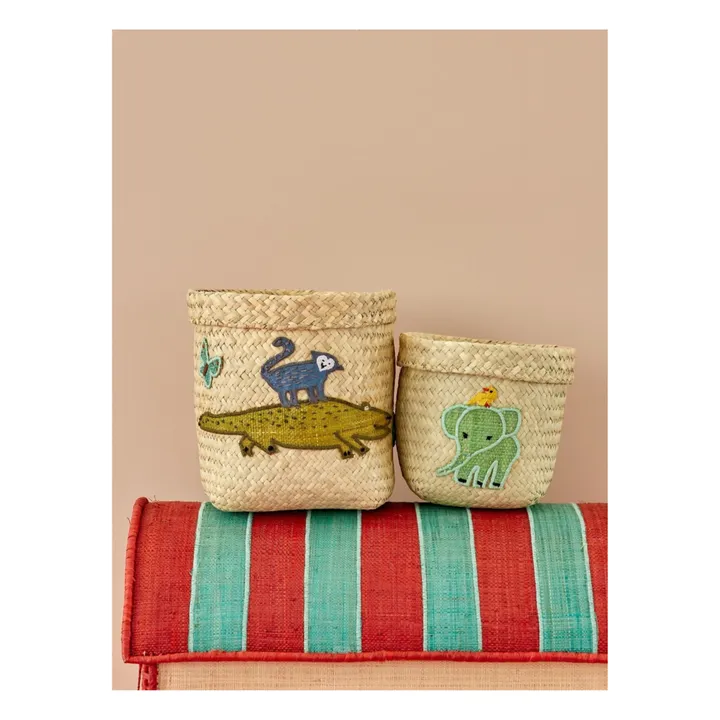 Rice Paniers de rangement Animaux - Set de 2