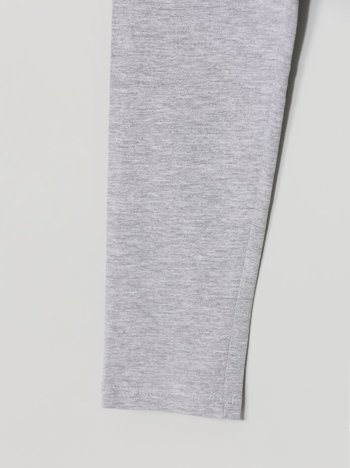 Conjunto com 2 Leggings Compridas - Azul Marinho