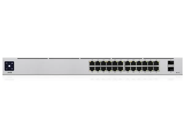 Ubiquiti UniFi Switch USW-24-POE - Switch - Administreret - 24 x 10/100/1000 (16 PoE )   2 x Gigabit SFP - desktop, monterbar på stativ - PoE  (95 W)