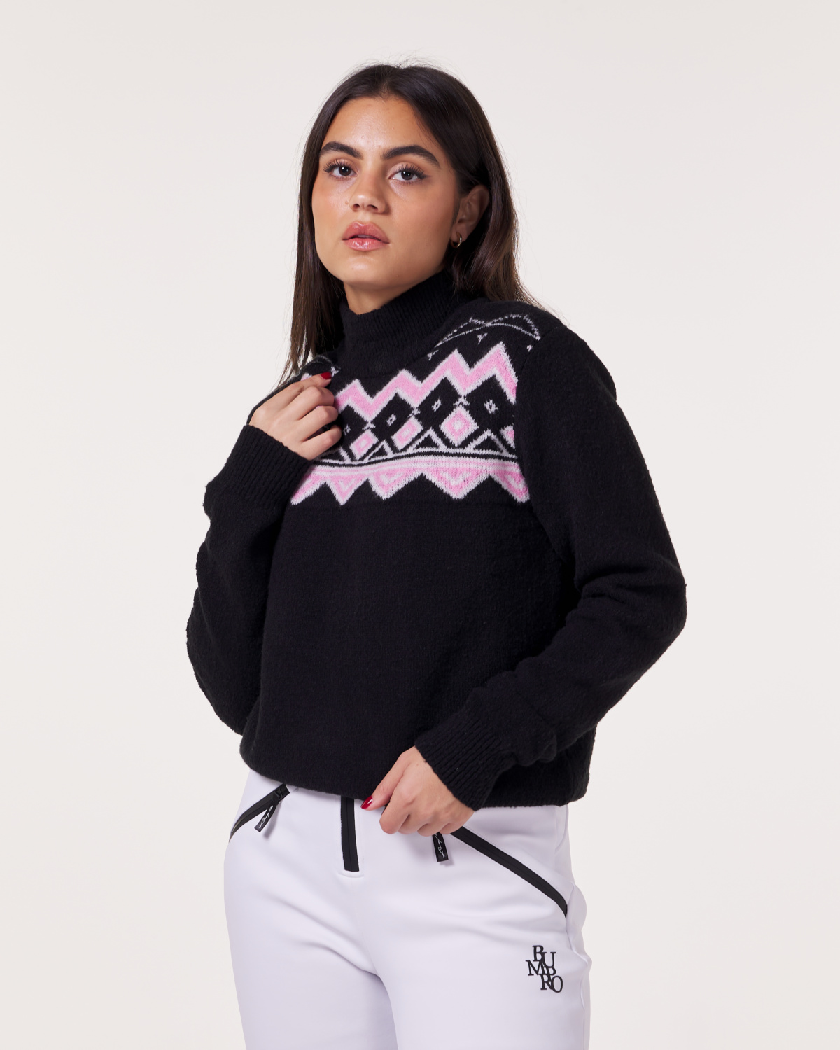 Bumpro Aspen Sweater Black\Pink