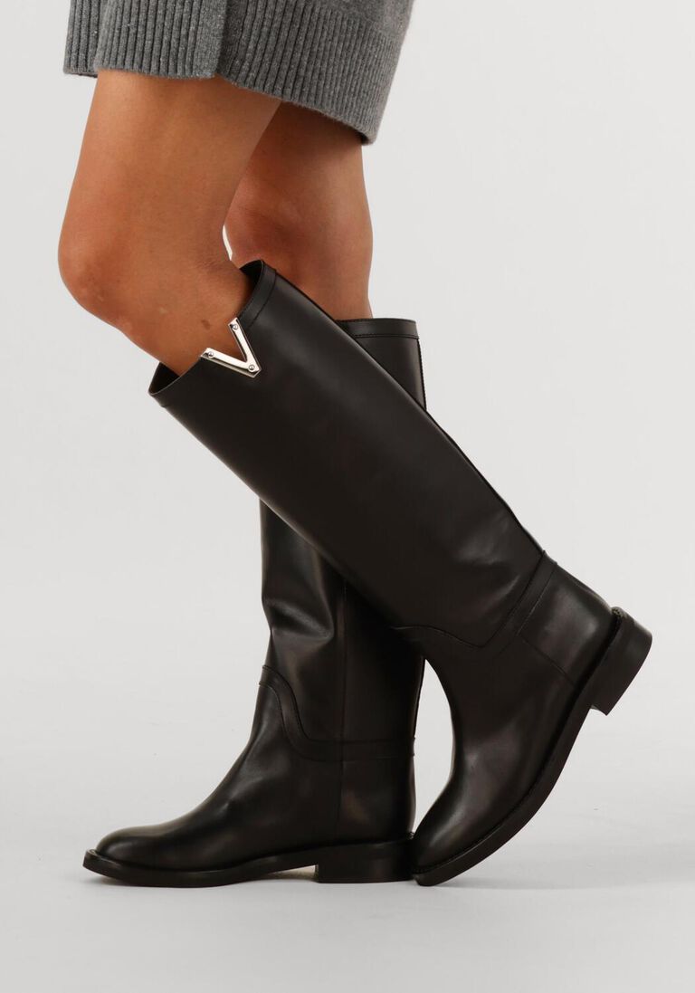 zwarte via roma 15 hoge laarzen luxury 4416
