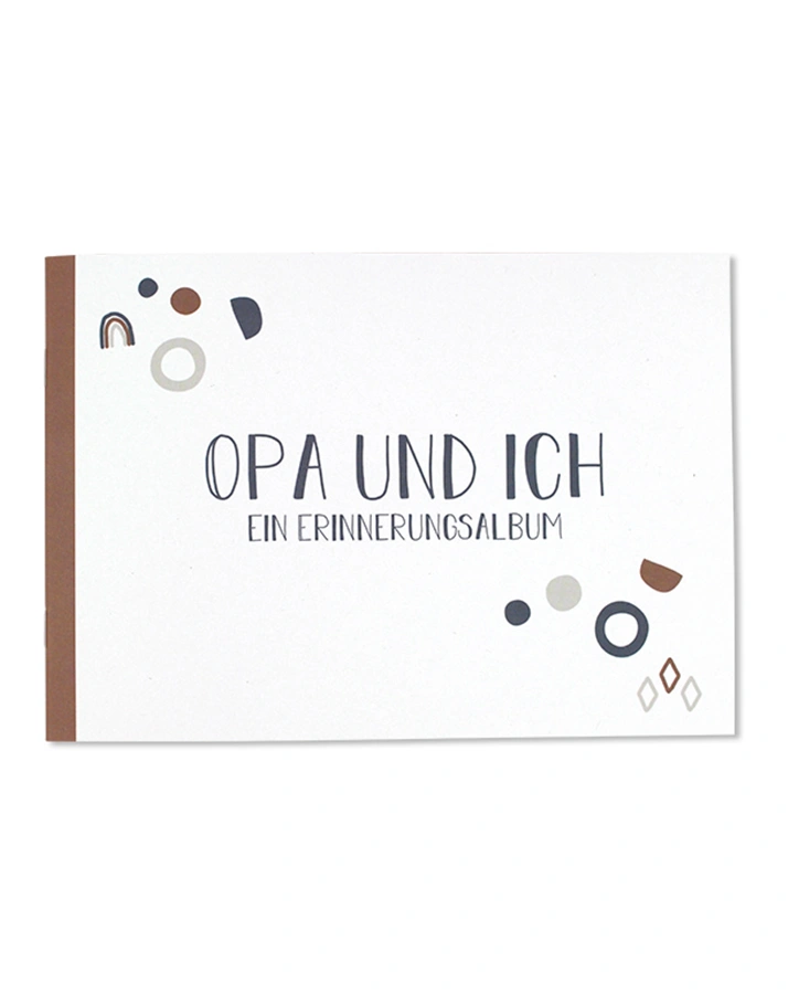 Erinnerungsalbum OPA UND ICH in grey