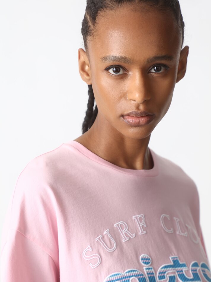 Camiseta bordada Mistral x Lefties - Rosa Lavado