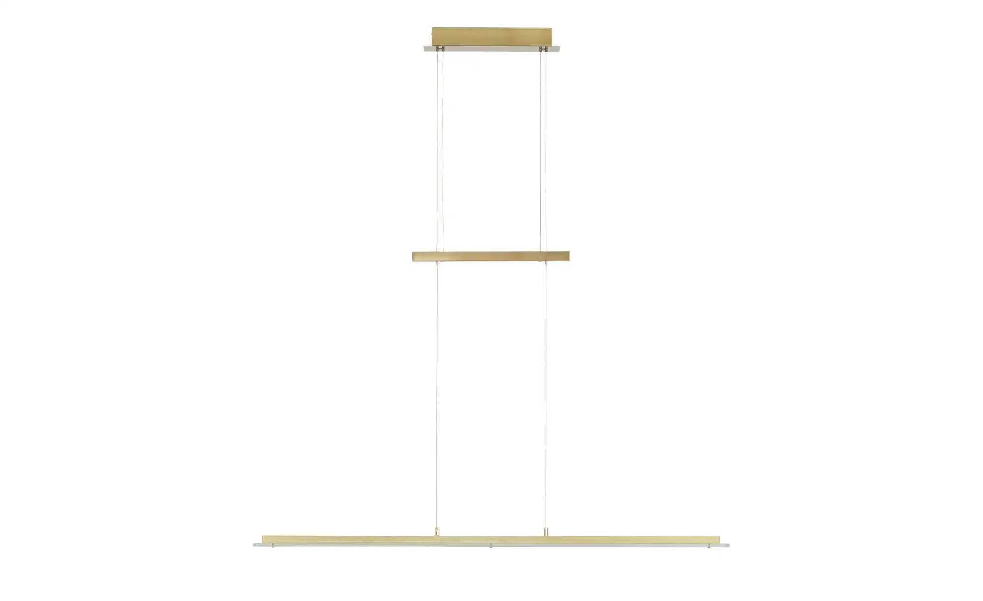 Fischer-Honsel LED-Pendelleuchte, messing matt mit Dimmer