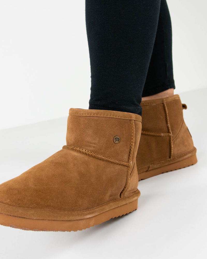 Warmbat Australia Wallaby Gevoerde boots  - cognac